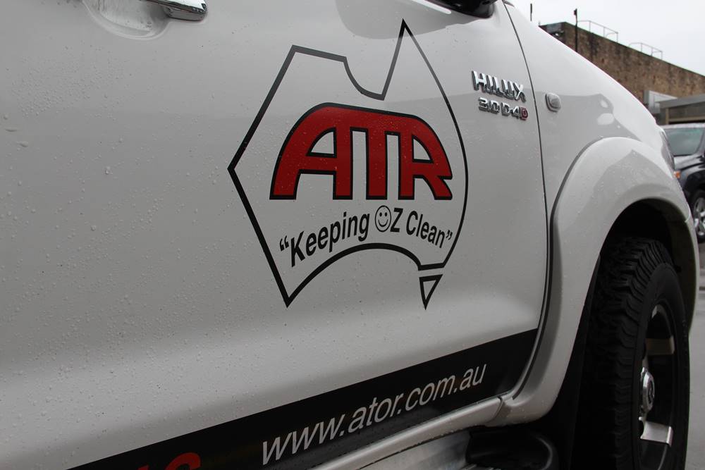 Logo on ute